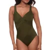 Revelle Underwire Over The Shoulder One Piece Swimsuit