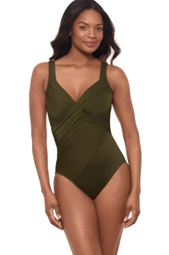 Revelle Underwire Over The Shoulder One Piece Swimsuit