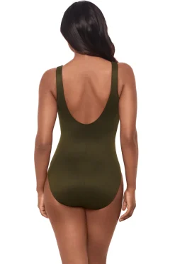 Revelle Underwire Over The Shoulder One Piece Swimsuit