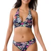 Reversible Halter Banded Bikini Top
