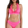 Ruffle Banded Triangle Bikini Top