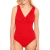 Ruffle Over The Shoulder One Piece Swimsuit