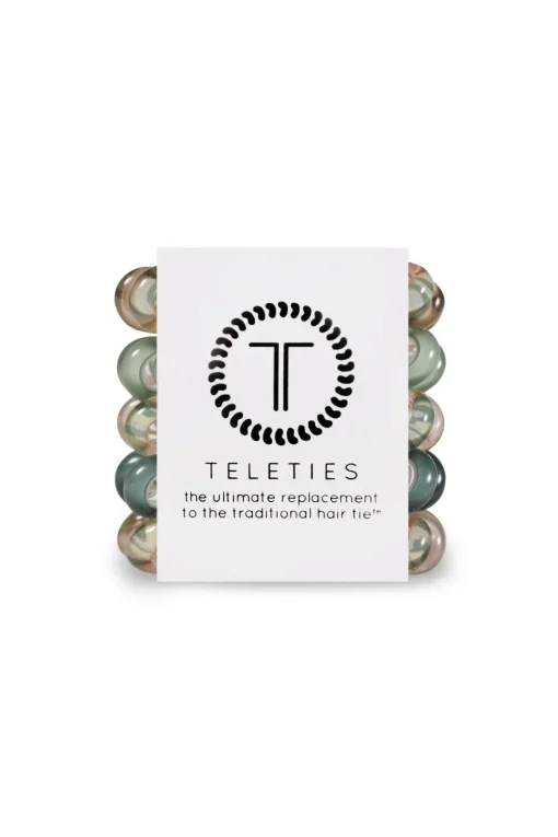 Sage Swirl 5-Pack Mini Hair Ties