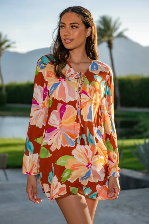 Saharan Sands Long Sleeve Tunic