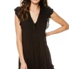 Sasha Lace Trimmed Mini Dress
