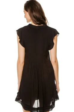Sasha Lace Trimmed Mini Dress