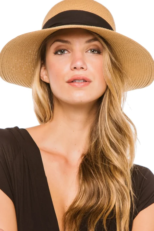 Scarf Trim Sun Hat