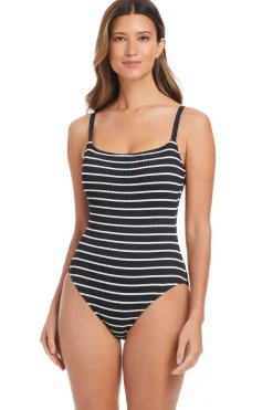 Scoop Neck One Piece Swimsuit