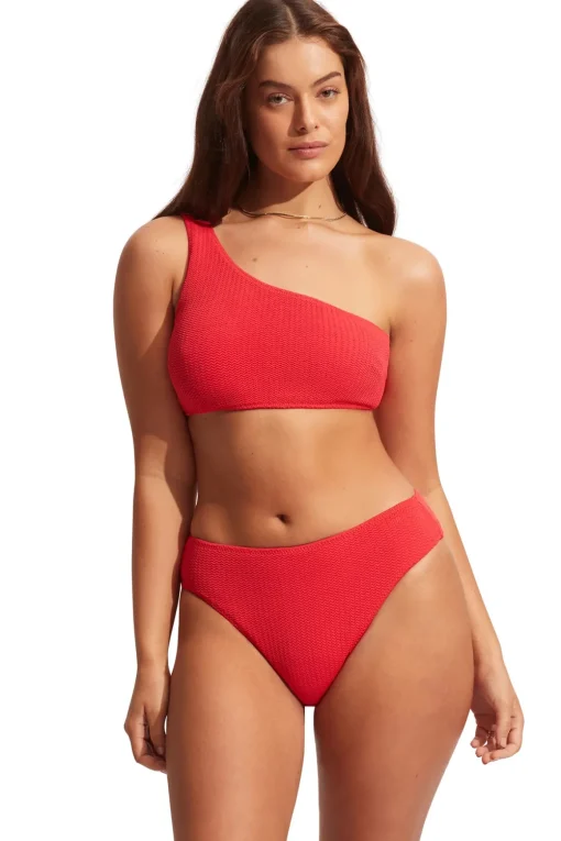 Sea Dive Asymmetrical Bikini Top