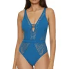 Show & Tell Plunge One Piece Swimsuit
