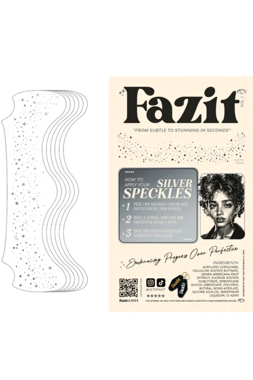 Silver Glitter Freckles Makeup Patches