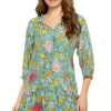 Stevie Drop Waist Silk Dress