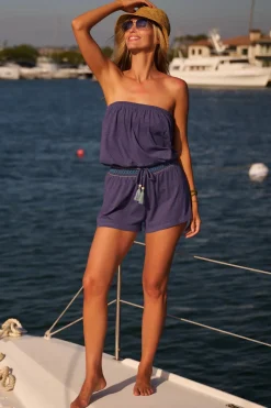 Sunset Strapless Romper