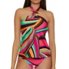 Swoop Reversible Halter Tankini Top