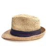 Tarboush Grosgrain Topstitched Fedora