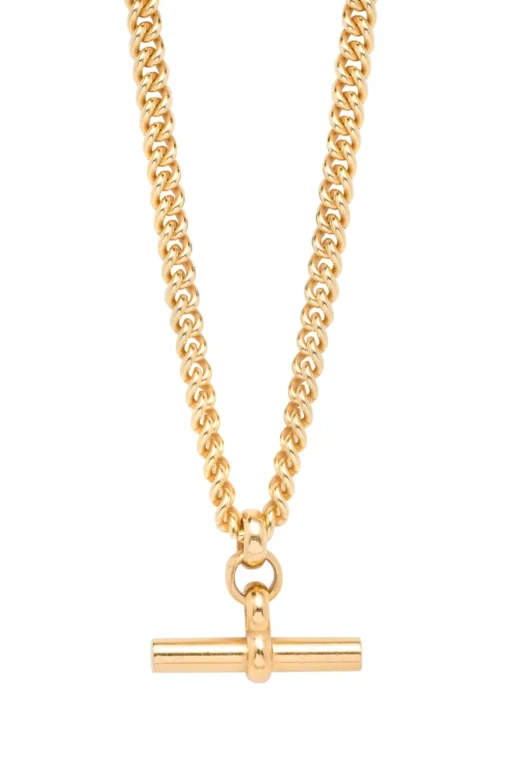 T-Bar Curb Link Necklace