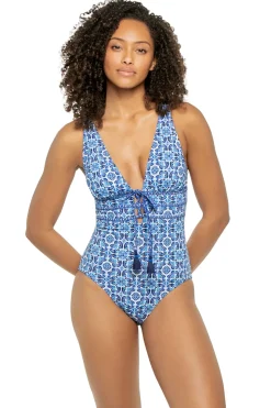Terrazzo Tile One Piece Swimsuit