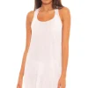 Tie Side Scoop Mini Dress