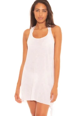 Tie Side Scoop Mini Dress