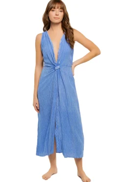 Twist Front Midi Dress
