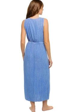 Twist Front Midi Dress