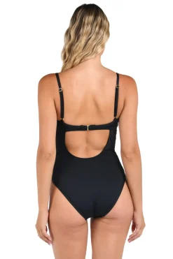 Underwire Mesh One Piece Swimsuit