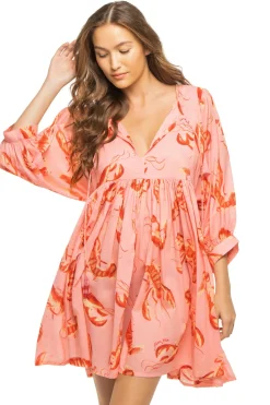 V-Neck Mini Dress