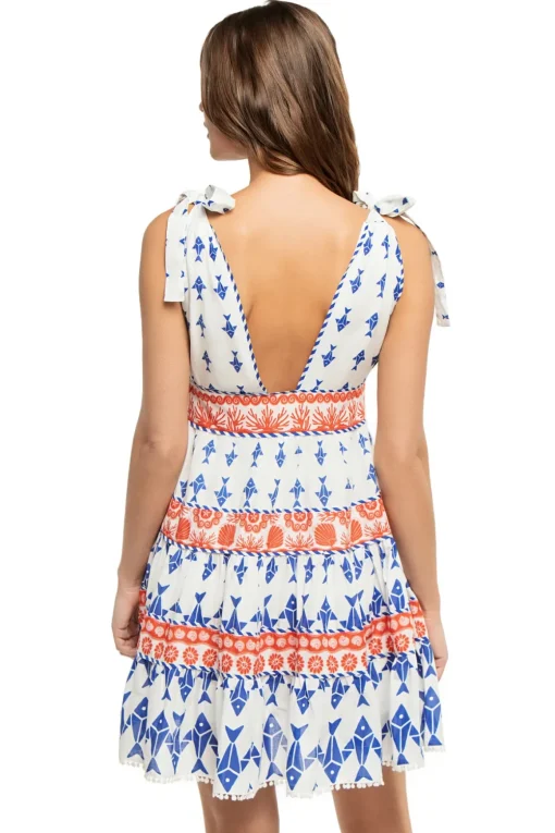 V-Neck Mini Dress