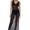 V-Neck Tank Maxi Cover Dress