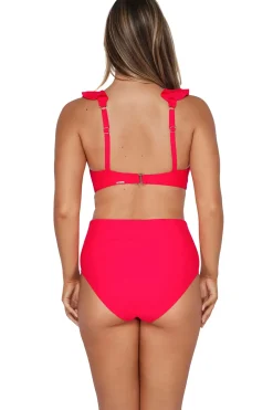 Willa Wireless Bralette Bikini Top (E-H Cup)
