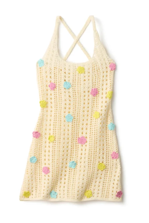 Zoie Crochet Mini Dress