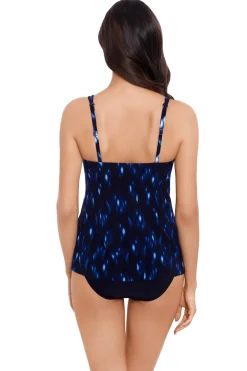 Akikio Twist Knot Tankini Top