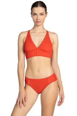 Amy Banded Triangle Bikini Top