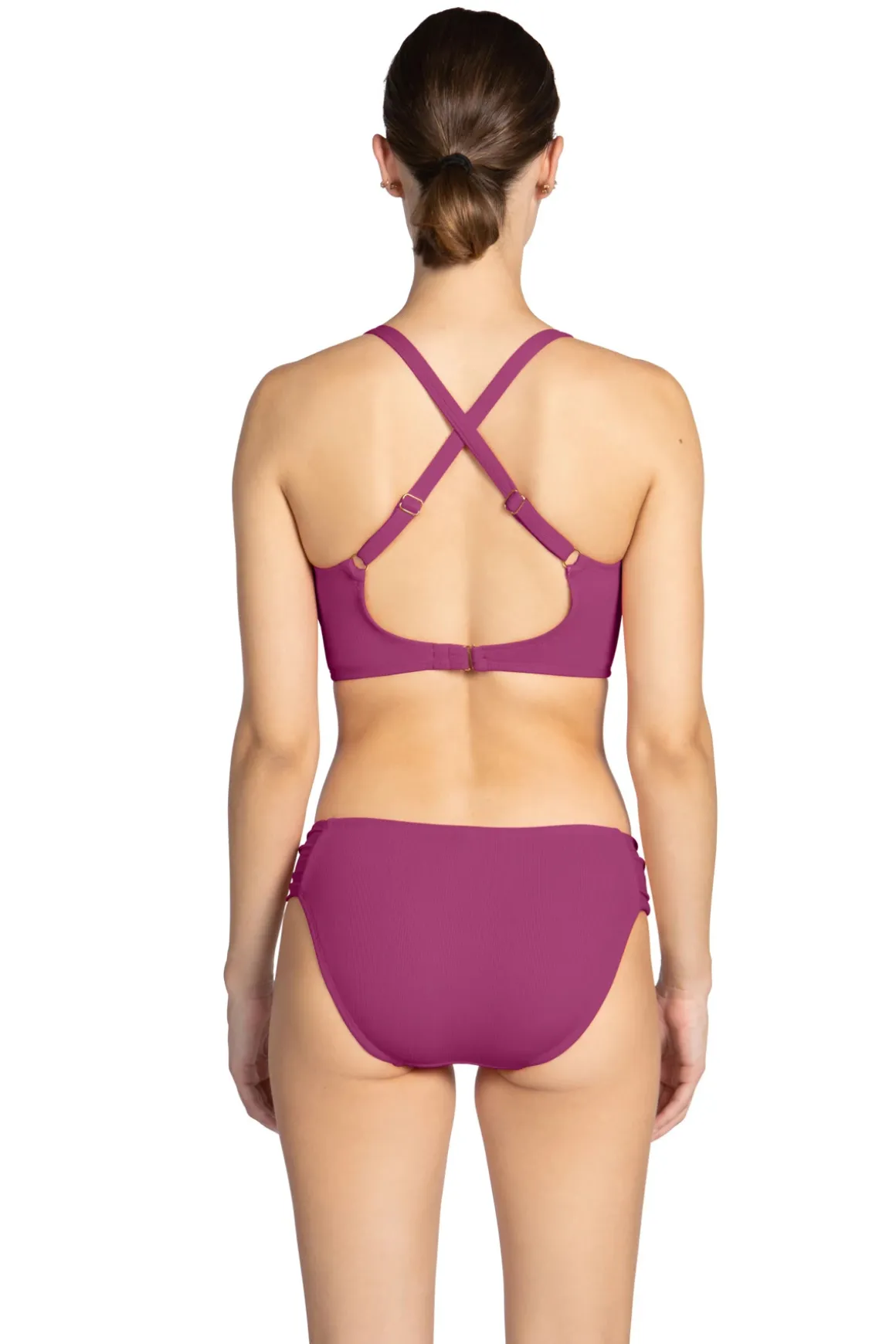 Amy Banded Triangle Bikini Top