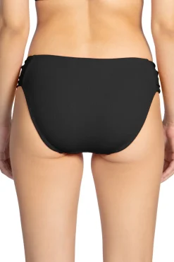 Amy Ribbed Tab Side Hipster Bikini Bottom