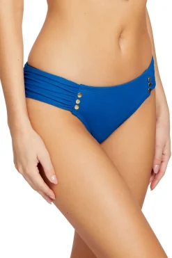 Amy Ribbed Tab Side Hipster Bikini Bottom