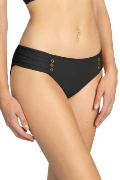 Amy Ribbed Tab Side Hipster Bikini Bottom