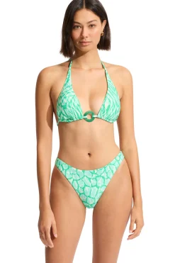 Animal Instinct Sliding Halter Bikini Top