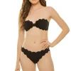 Antibes Sweetheart Scalloped Bandeau Bikini Top