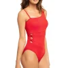 Asymmetrical Cutout One Piece Swimsuit