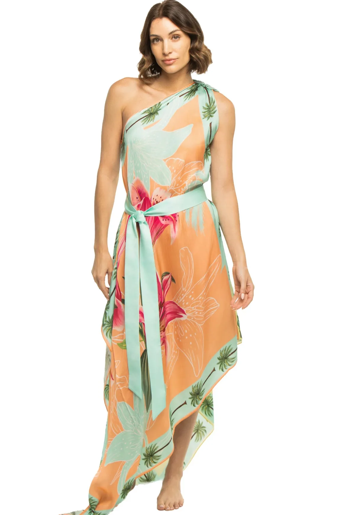 Asymmetrical Maxi Dress