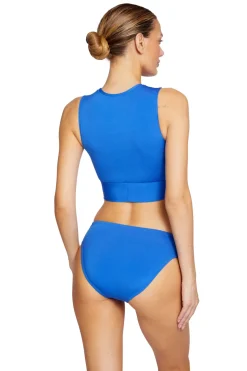 Aubrey High Neck Bikini Top