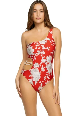 Ava Asymmetrical One Piece Swimsuit
