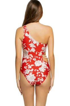 Ava Asymmetrical One Piece Swimsuit