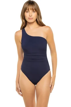 Basics Asymmetrical One Piece Swimsuit