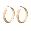 Beaded Hoop Earrings
