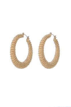 Beaded Hoop Earrings