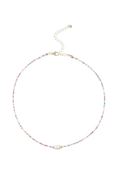 Beaded Pearl Necklace