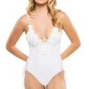 Blanca White Floral One Piece Swimsuit