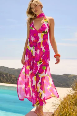 Bloom Mesh Maxi Dress